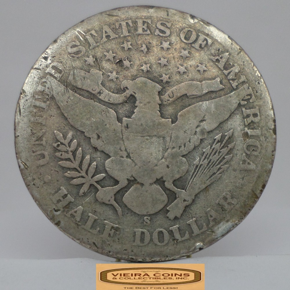 1902-S Barber Silver Half Dollar - #C57069NQ