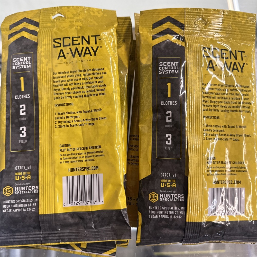 Scent A Way Dryer Sheets Max OL Odorless
