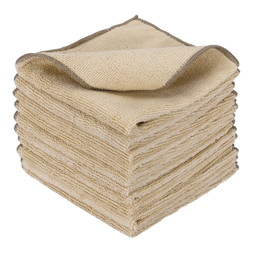 10 pcs microfiber cloth for cleaning, cachi (square), 30x30 cm