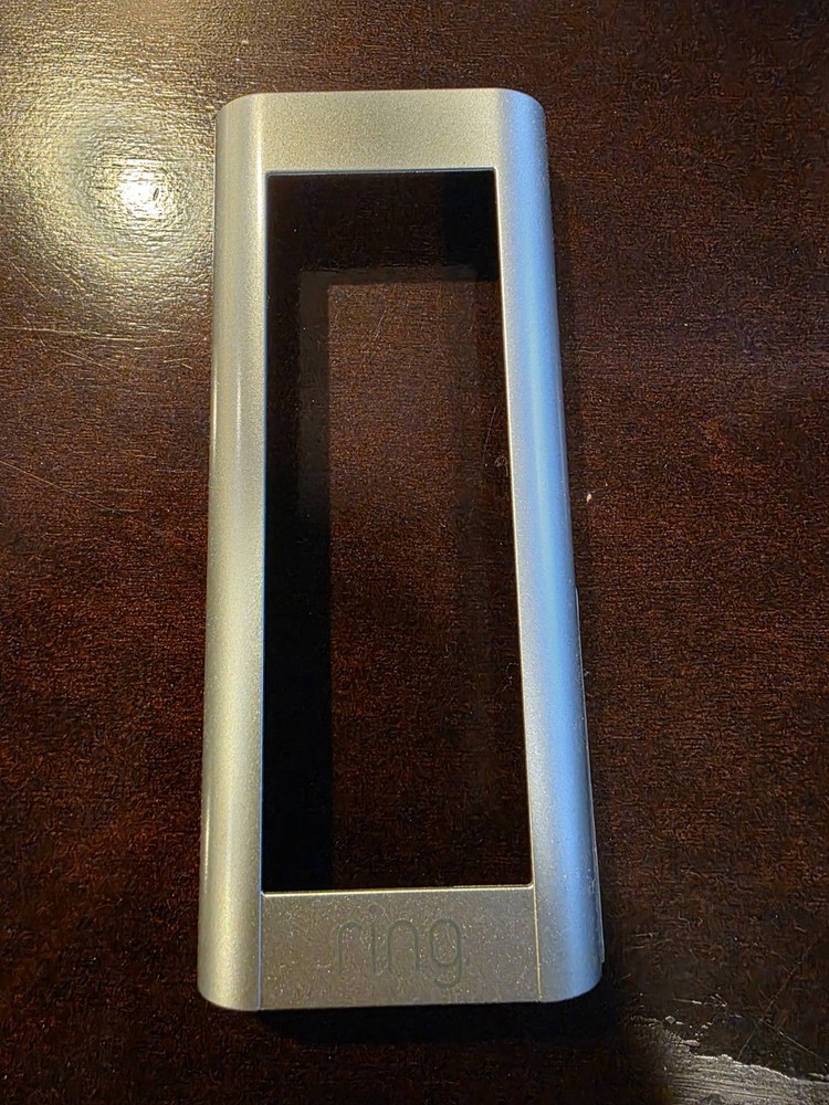 Ring Video Doorbell Pro 2 Interchangeable Cover Faceplate Silver