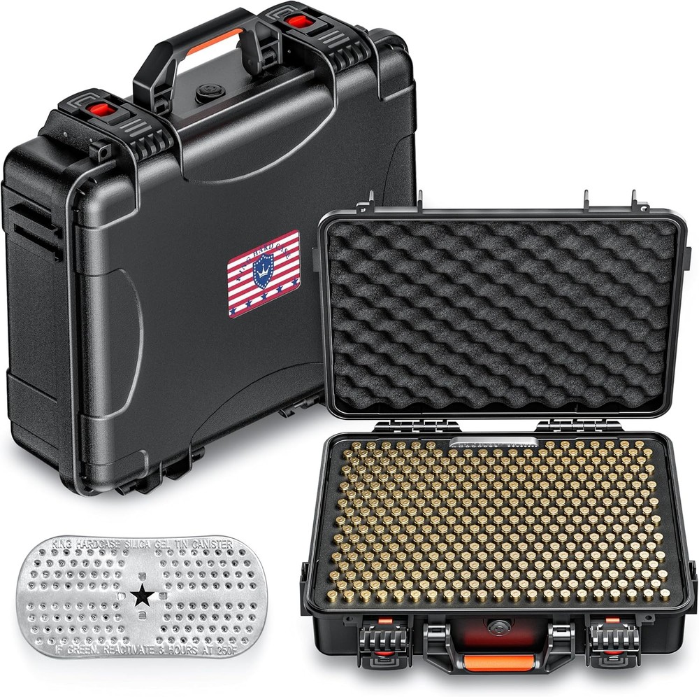 308 7.62x39 Ammo Box - Waterproof Double Stack Case - Mossberg Compatible
