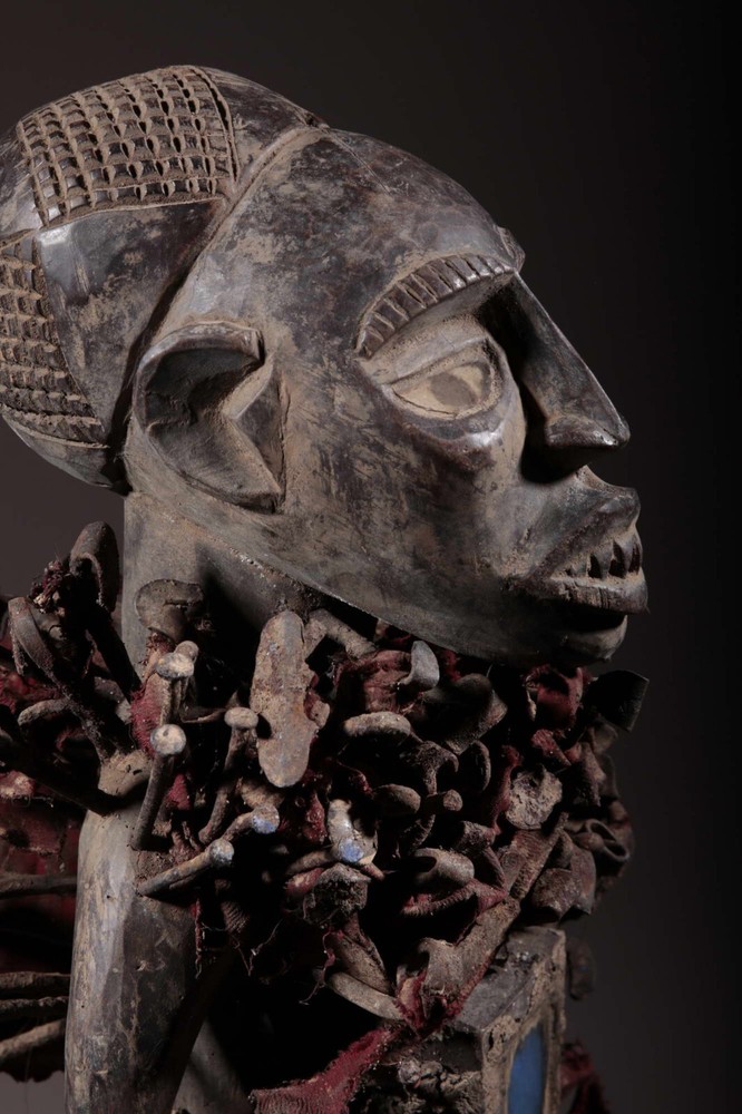 Art African Statue Fetish Bakongo 2497