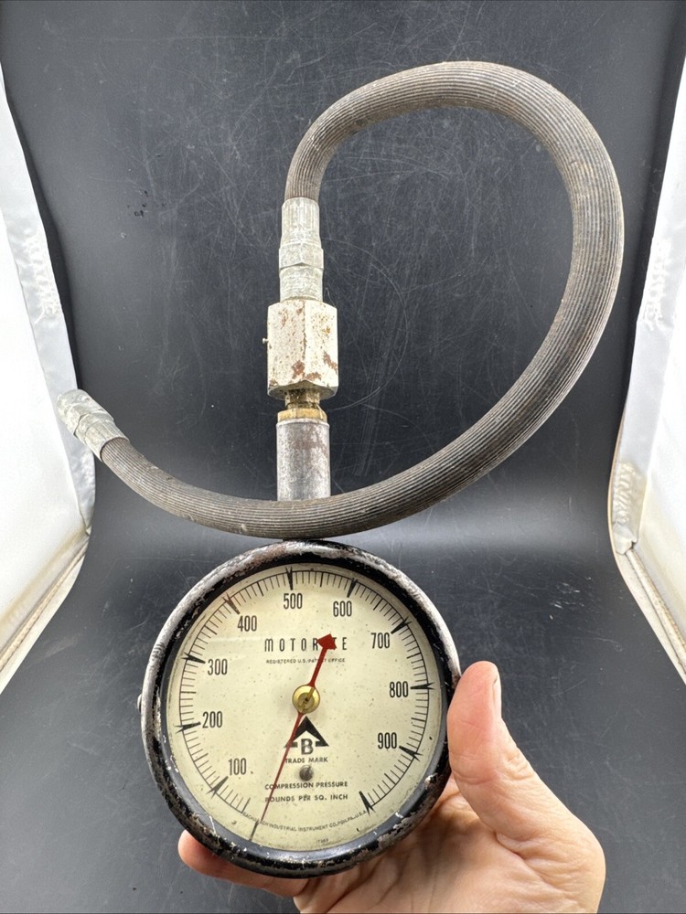 Steampunk Diesel motorite compression gauge 📦