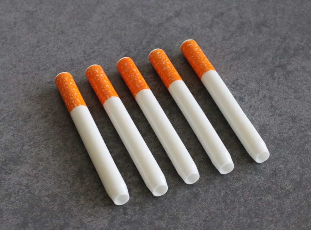 5 x 3" Ceramic One Hitter Bat- One Hitter Pipe- Ceramic Clean Smoking Pipe