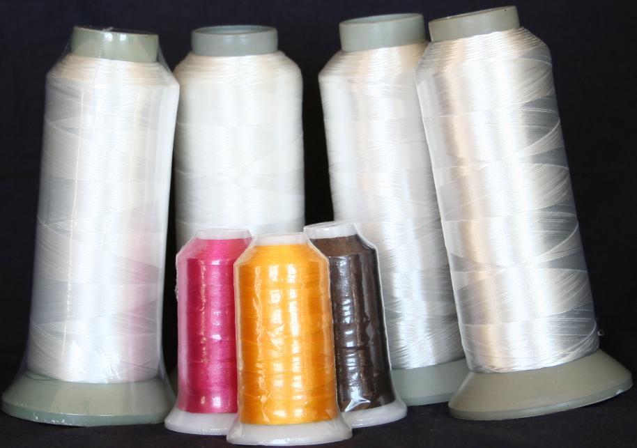 FOUR X-LG CONES WHITE BOBBIN THREAD MACHINE EMBROIDERY