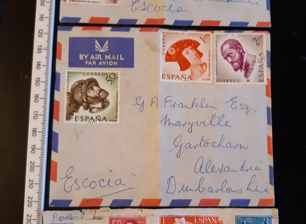 SPAIN 1950's AIRMAIL COVERS 3X COVERS