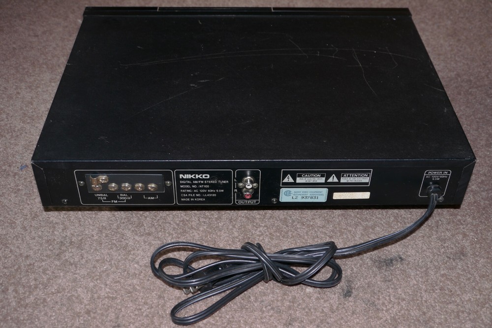 Nikko NT100 Stereo Tuner