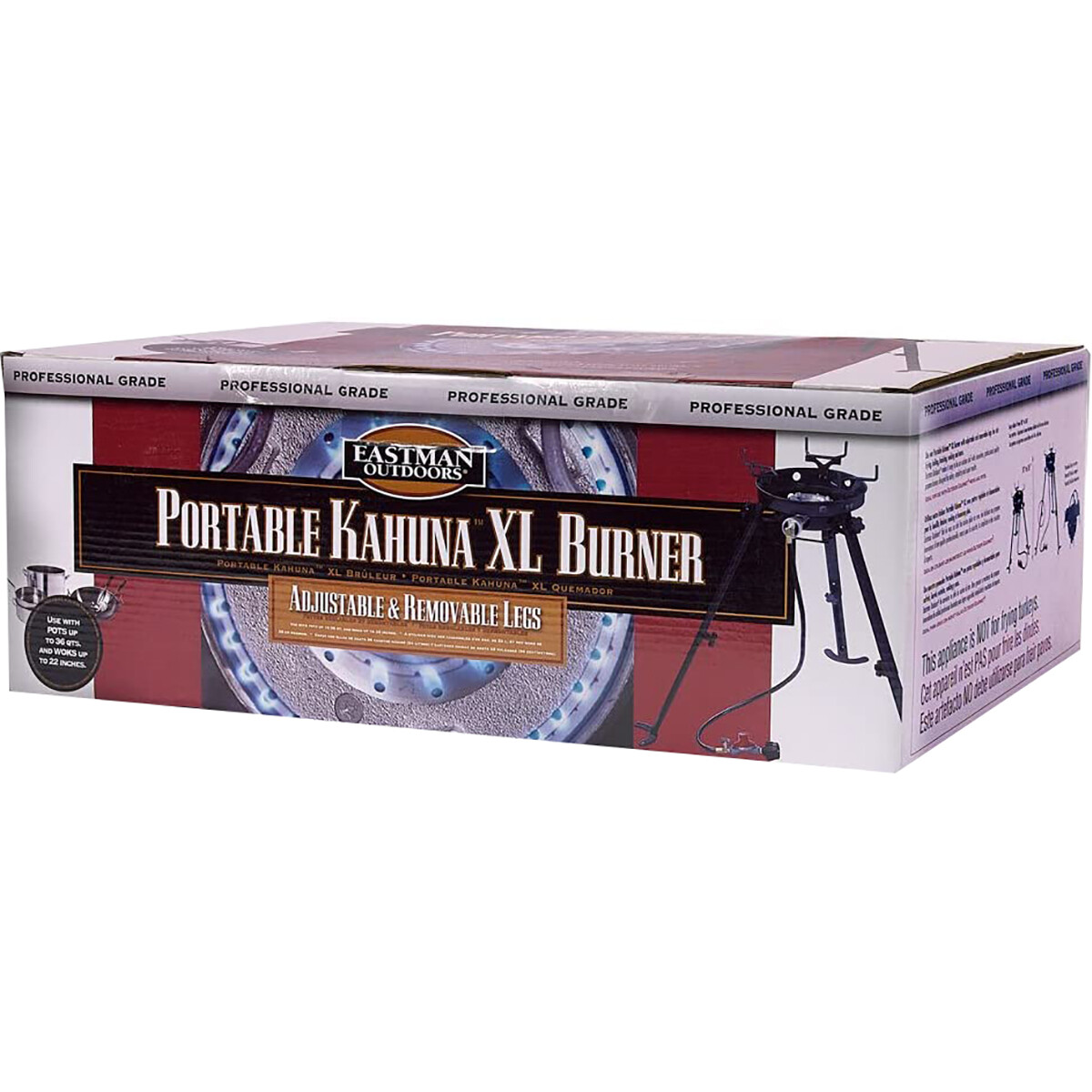 Eastman Outdoors Portable Kahuna Burner with XL Brackets