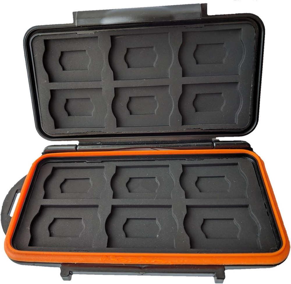Weather-Resistant Storage Case for Trail Camera SD Memory Cards