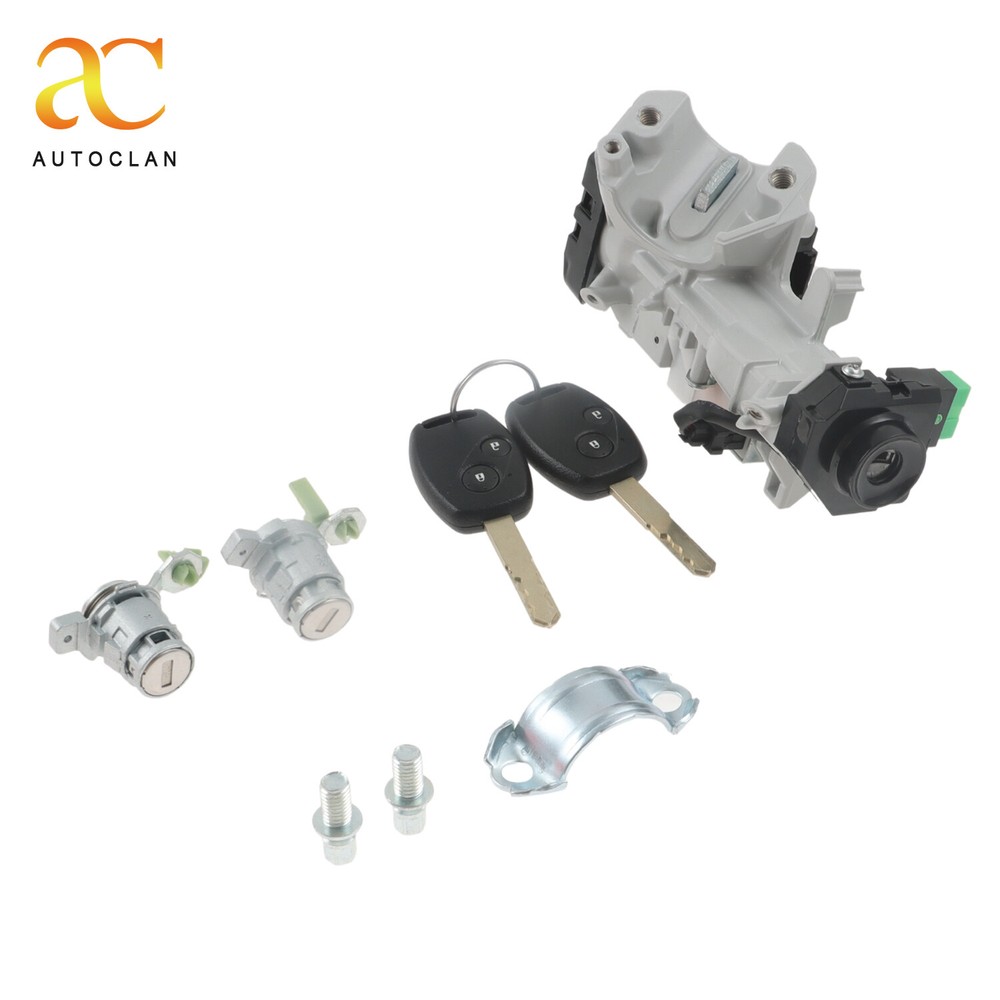 Ignition & Door Lock Cylinder Switch Assembly with 2 Keys for Honda Element