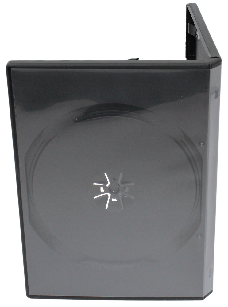 100 Pack Standard Black DVD 3 Disc 14mm Premium Replacement Cases