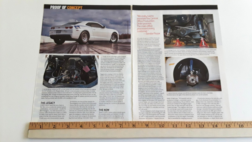 2012 COPO CAMARO ORIGINAL 2012 ARTICLE
