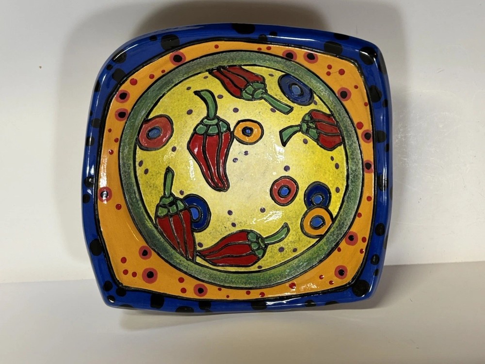 Bisaillon Studio Art Pottery Bowl 8 X 8