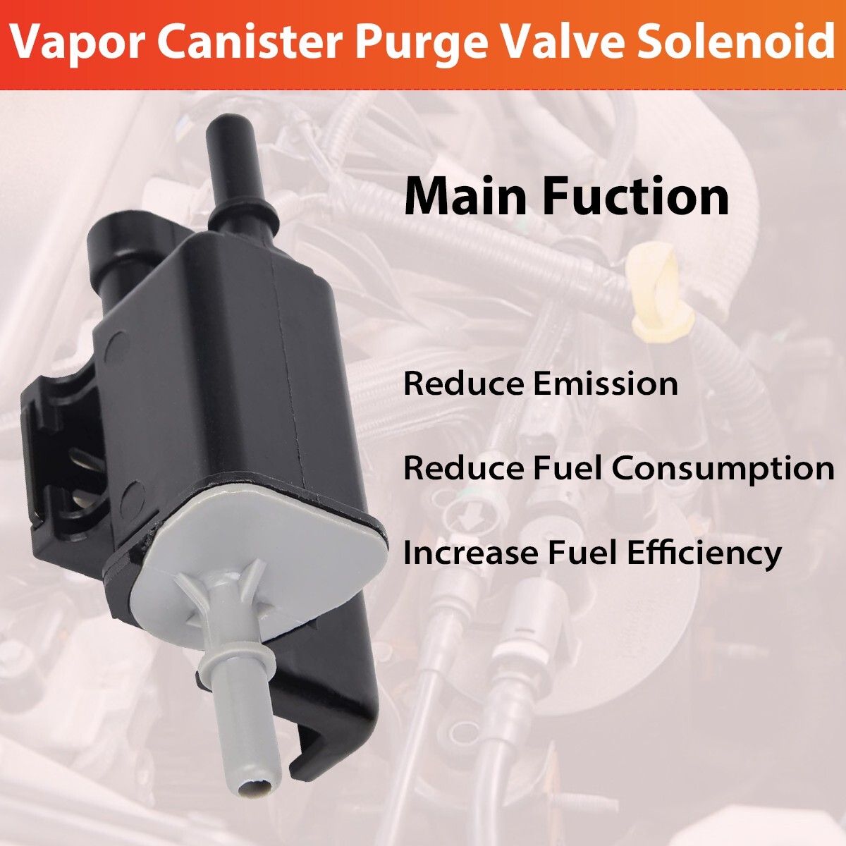 EVAP Vapor Canister Purge Valve Solenoid 12597567 for Chevy GMC Buick Cadillac