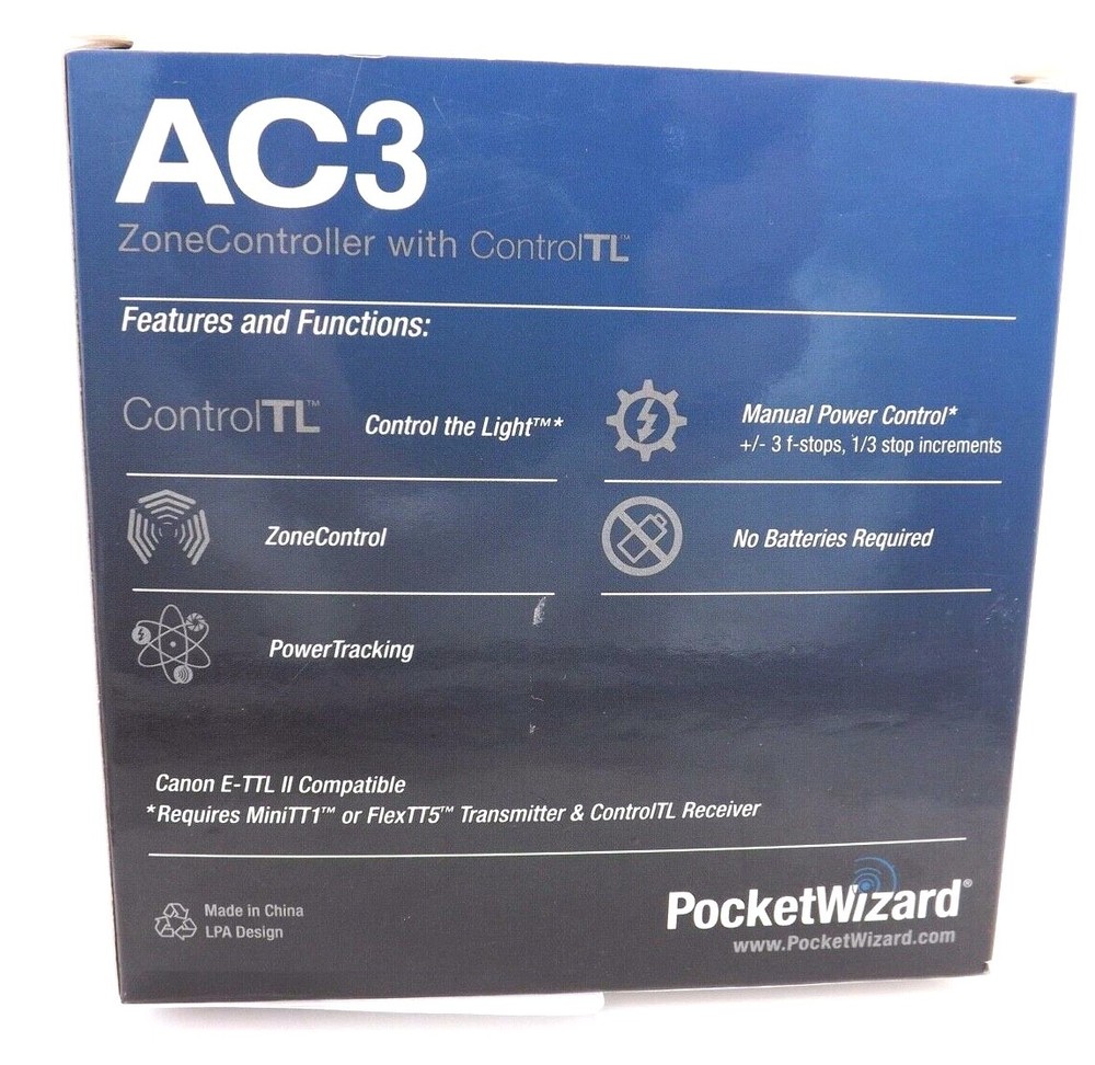 Pocket Wizard AC3 Zone Controller (Canon DSLR)