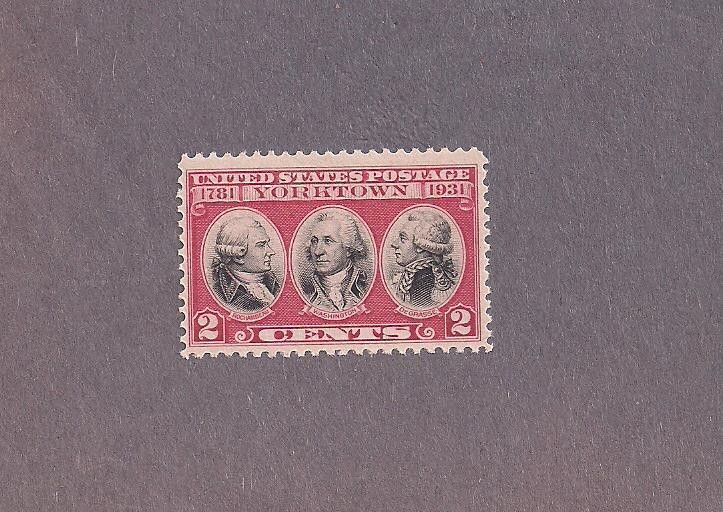 #703 two cent Yorktown Anniversary, mint NHOG