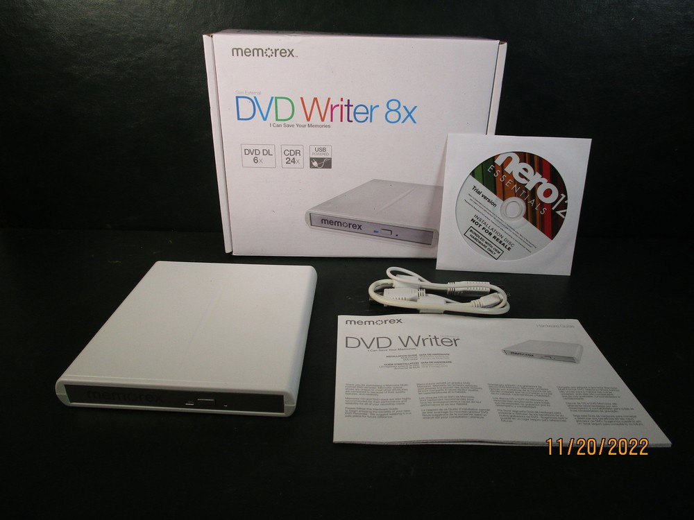 Memorex DVD Writer 8X External Drive New