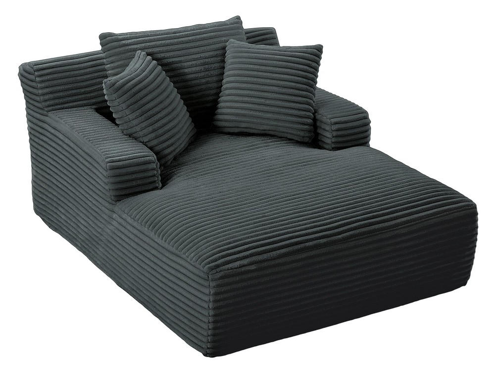 Oversized Deepseat Chaise Lounge Sofa Comfy Upholstered Chair Cloud Sleeper Sofa