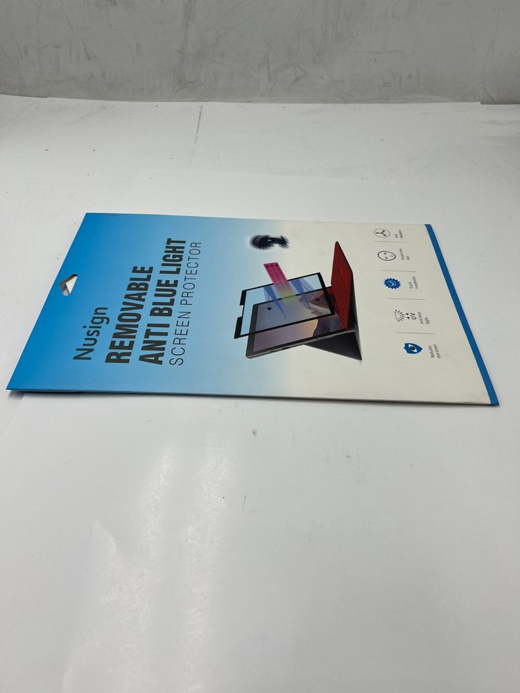 (QTY 3) NUSIGN Anti Blue Light Removable Screen Protector Silicone Plastic Matte