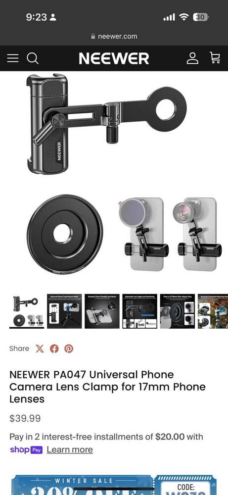 Neewer Adapter . Never Use . Like Brandnew .