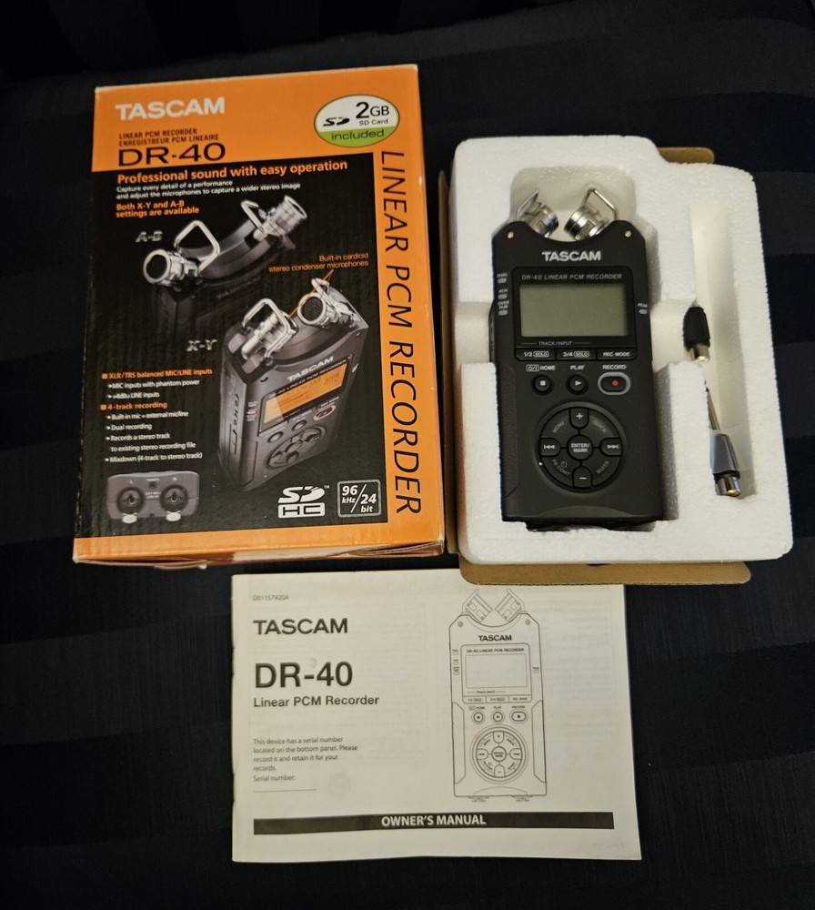 Tascam DR-40 Portable Digital 24 Bit Recorder