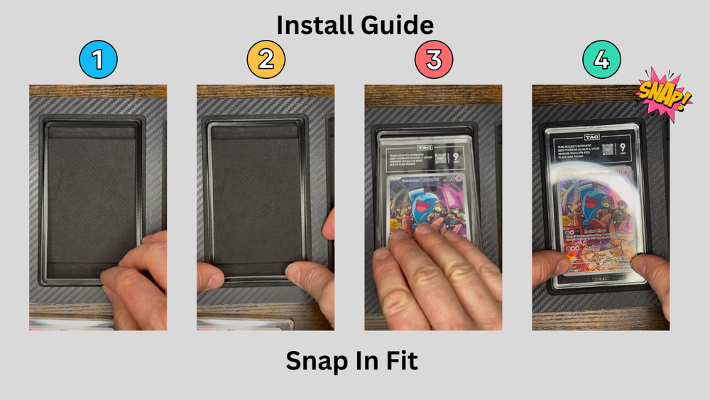 TAG Slab Display Adapter Insert – Compatible with Vaulted Display