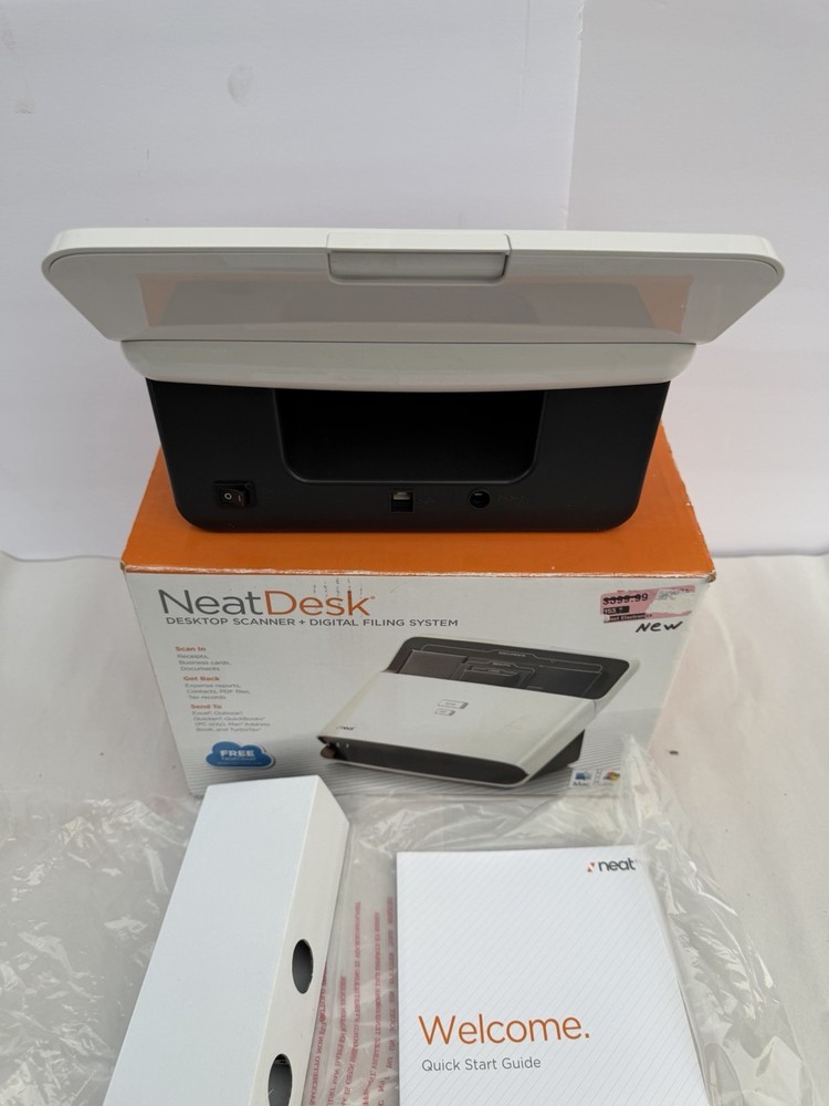 Neat Desk ND-1000 Desktop Receipt Document Scanner Digital Filing System Mac/PC