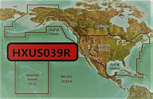 HXUS039R Bluechart G2 HD Vision Map for listed GS Models.