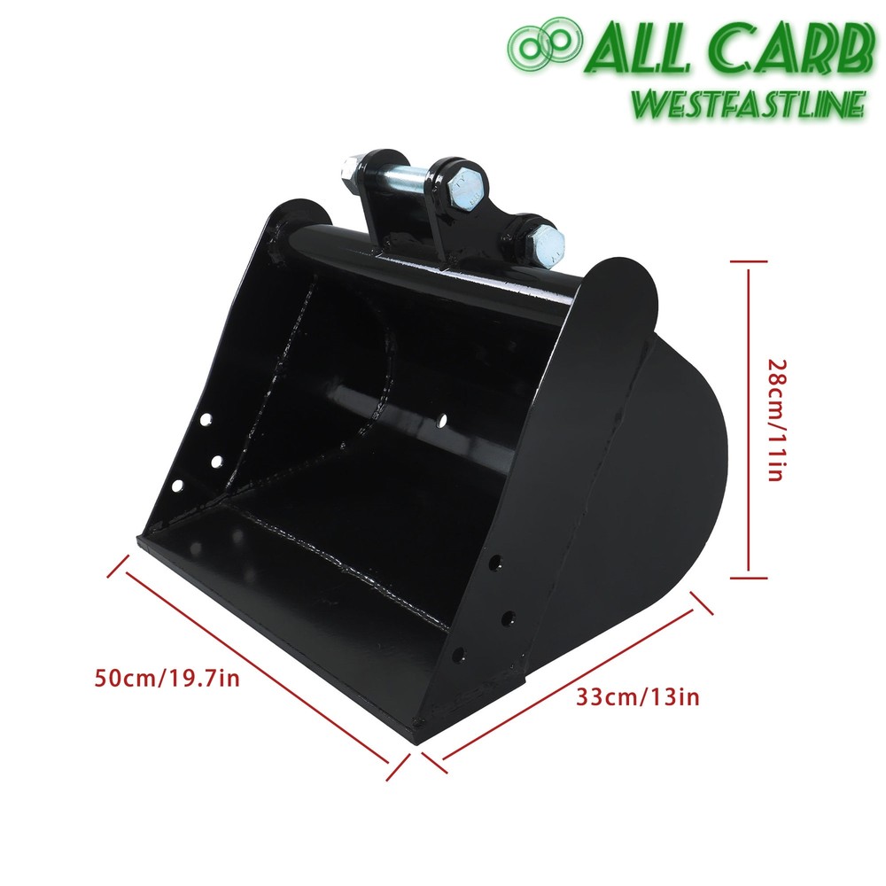 500mm Plain Bucket Grading Flat Attachment For Mini Excavators Mini Excavator