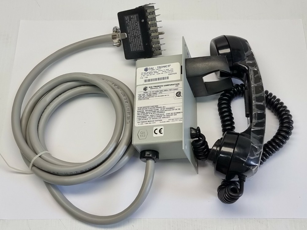 Gai-Tronics Hubbell 716-102 Flush Intercom Remote Subset - Single Party Line