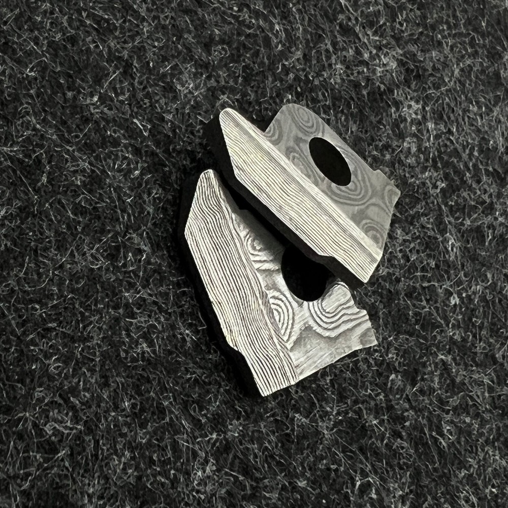 Damascus Replacement Wire Cutter Inserts For Leatherman Surge TTI Wave ARC P4 P2