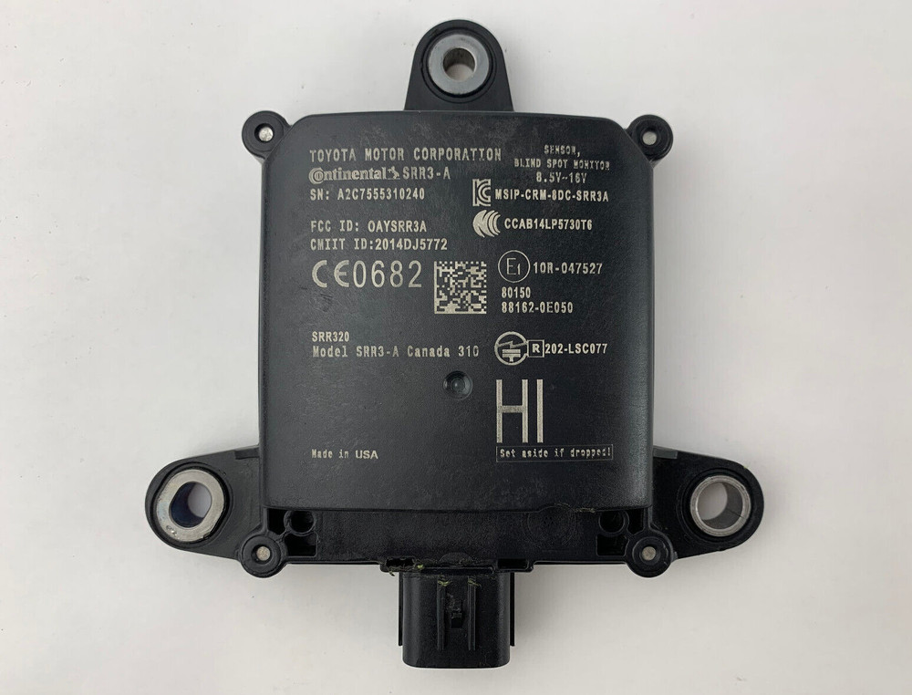 2017 2018 2019 Toyota Highlander Rear Blind Spot Radar Sensor Object Module OEM