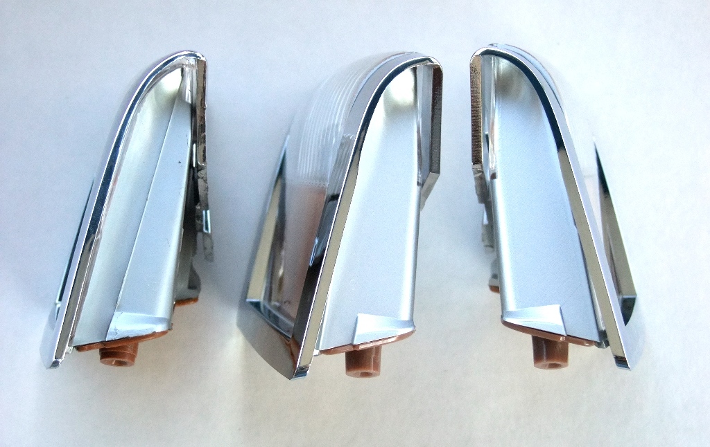 1984-87 Turbo T-type Regal Grand National Front Marker Light Lens Set Chrome