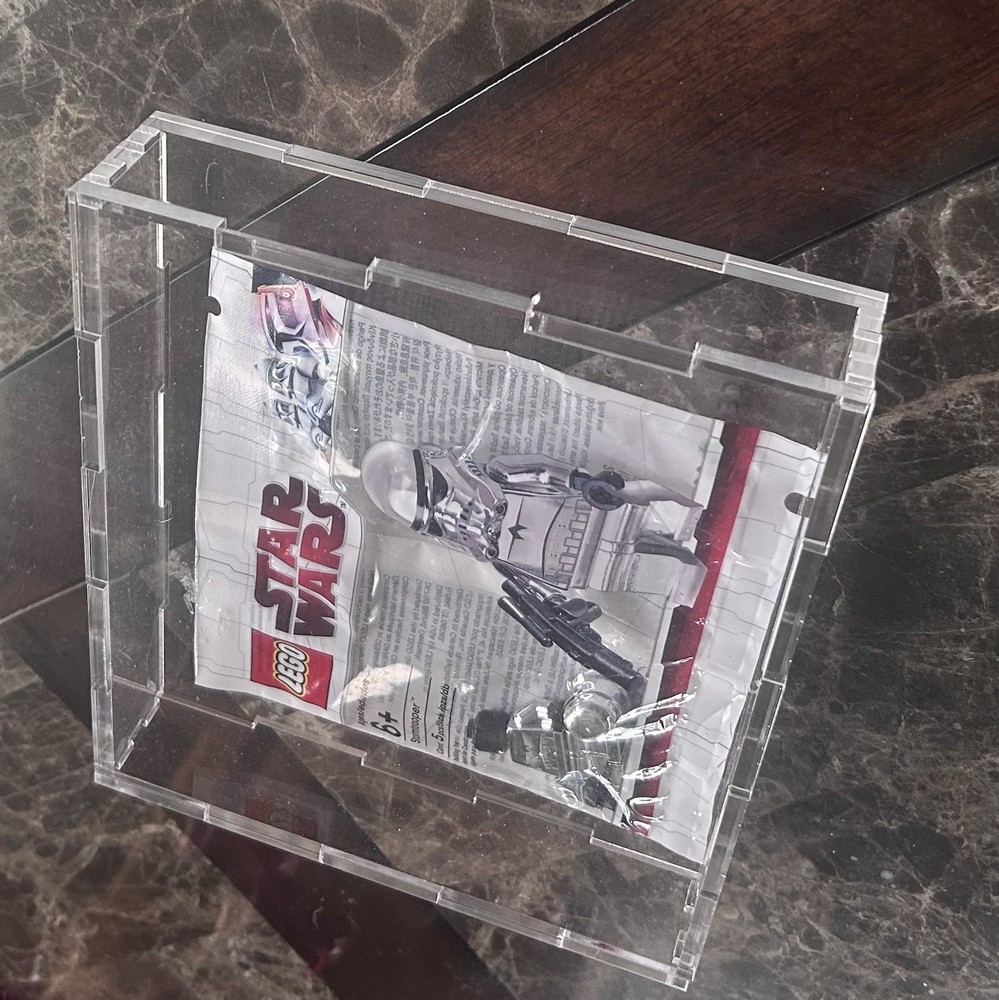 acrylic display case (Poly Bag Not Included)