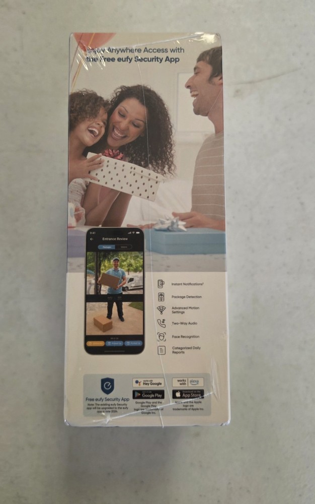 eufy Security E340 2K Dual Camera Video Doorbell- sealed