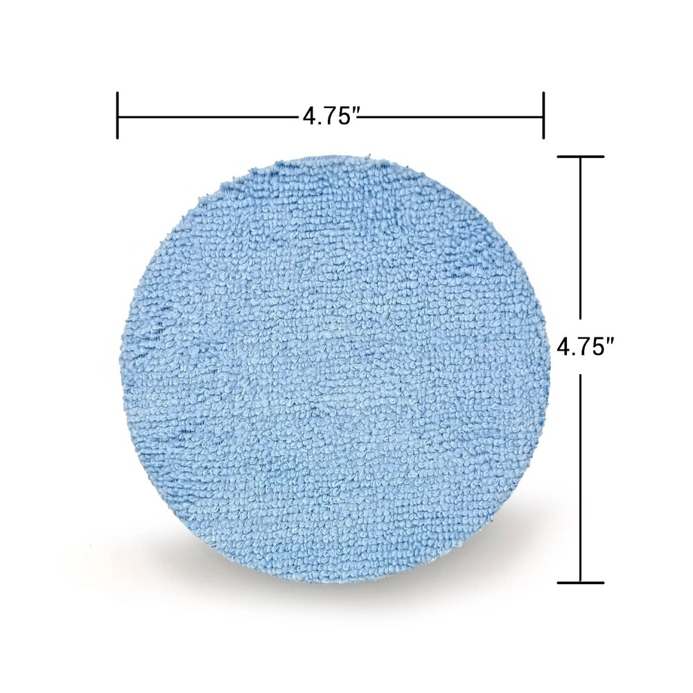 Auto Drive Car Waxes Microfiber Applicator Pad 2 Pack, Blue