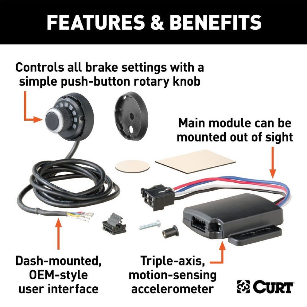Curt 51170 Spectrum Integrated Proportional Trailer Brake Controller