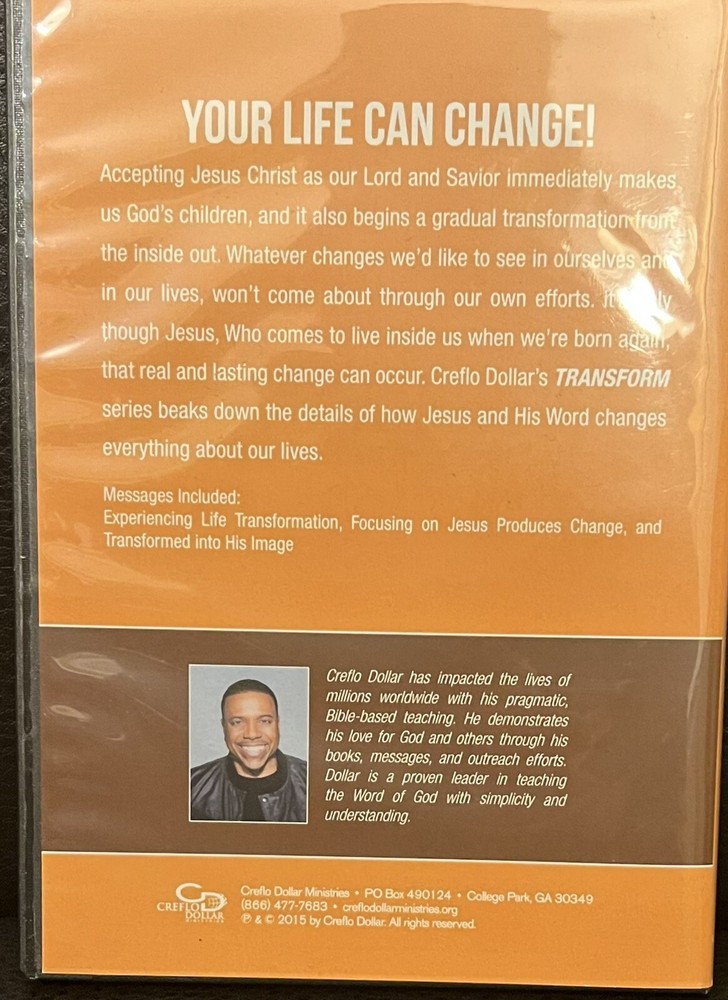 Creflo Dollar Transform 3-CD Messages