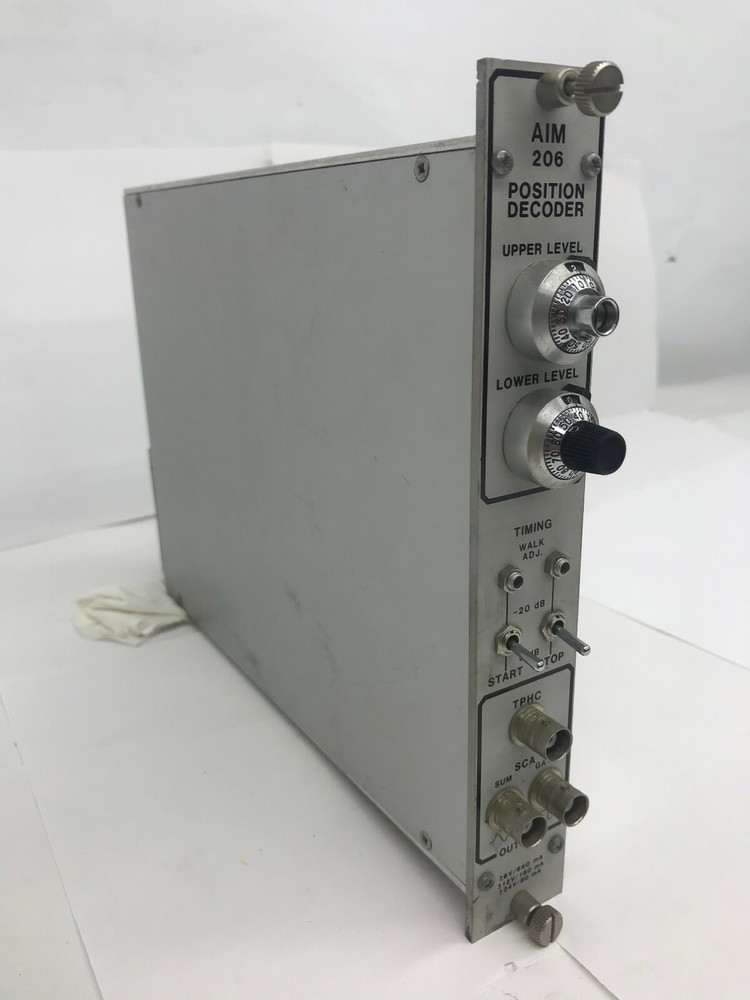 Ordela AIM 206 Position Decoder Nim Bin Plug-In Module
