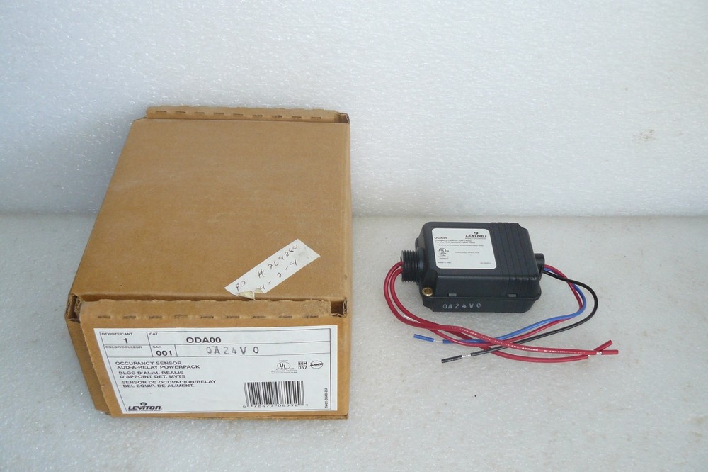 LEVITON OCCUPANCY DETECTOR ADD-A-RELAY CAT.# ODA00