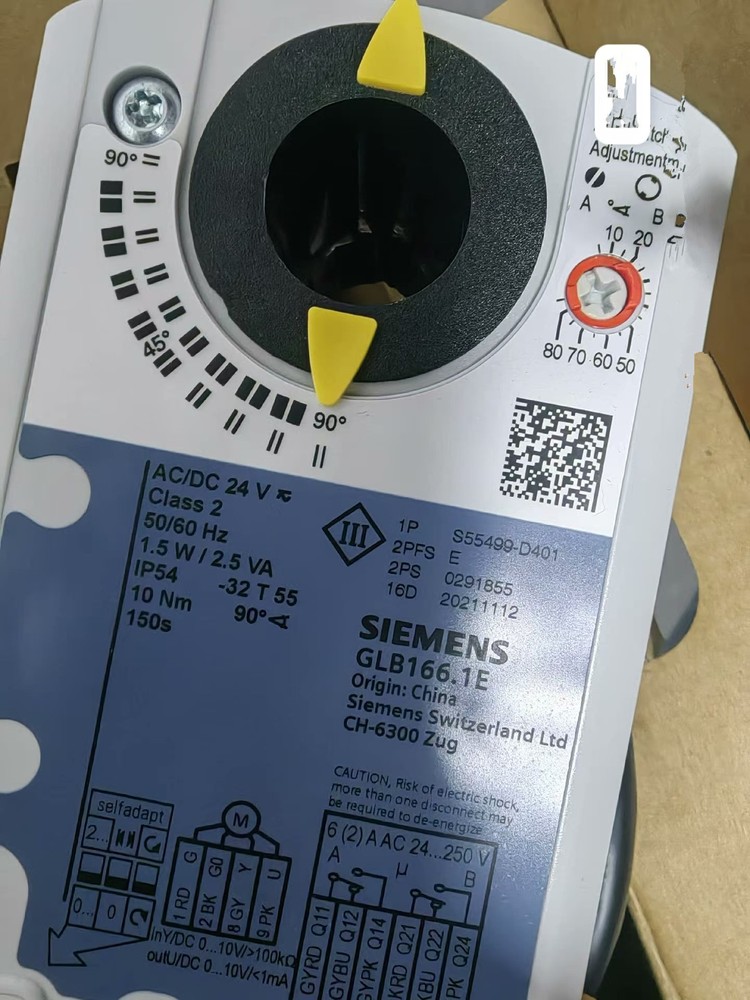 1pcs Siemens GLB166.1E electric switch regulating damper actuator.