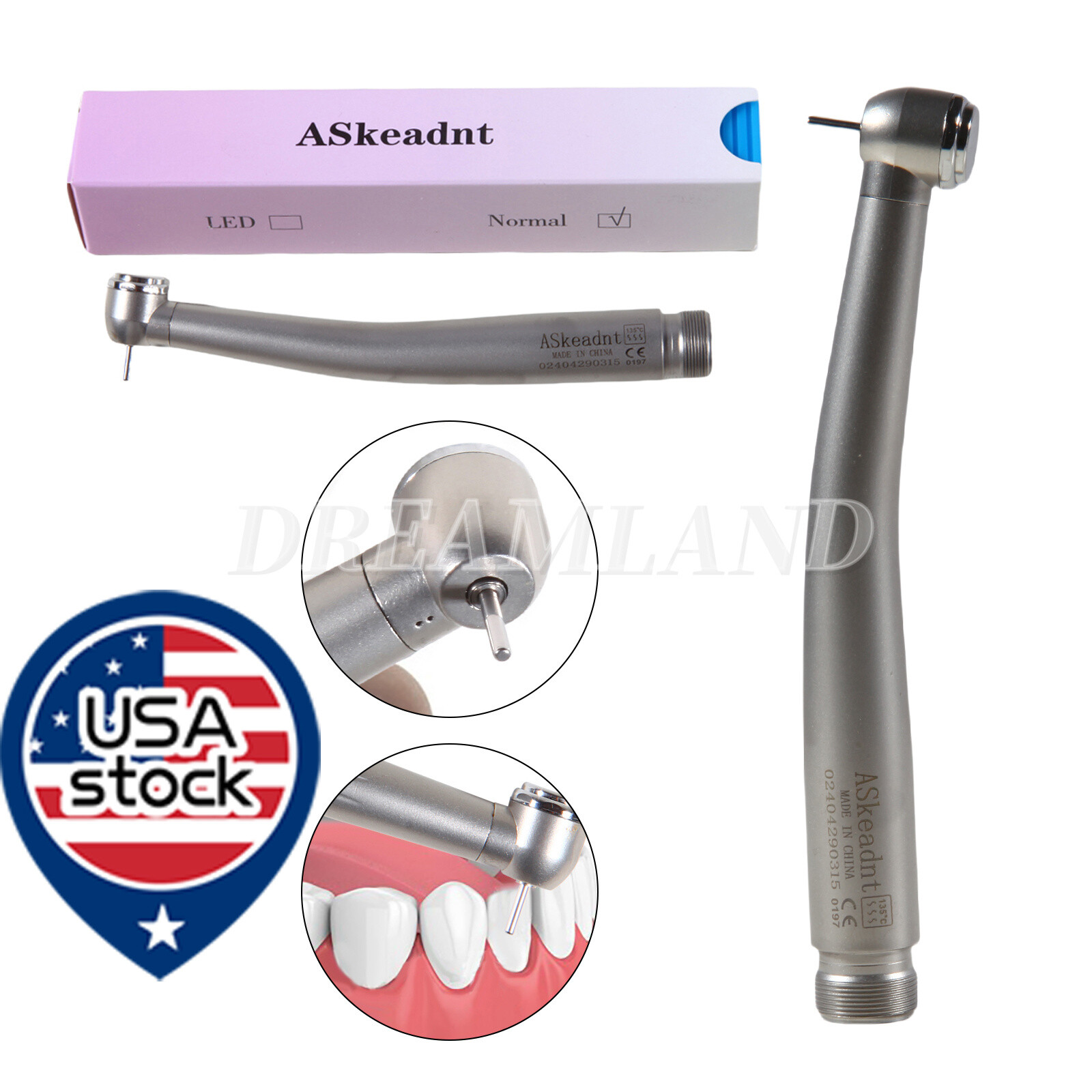 NSK Style Dental Fiber Optic LED E-generator/ High Speed Handpiece 2HOLE/4HOLE