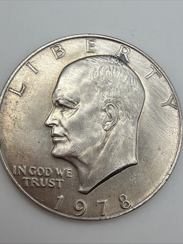 One Dollar Big Silver Coin 1978