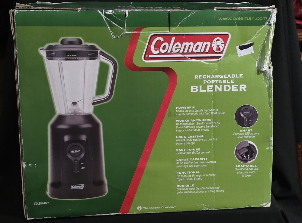 Coleman Rechargeable Portable Blender Open Box