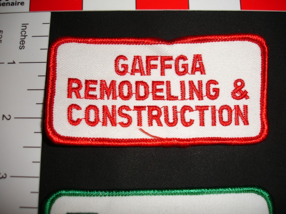 Construction related vintage advertising patch collection