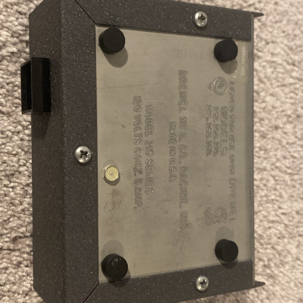 Vintage Dremel Solid State Motor Speed Control Model 219 Tested & Working