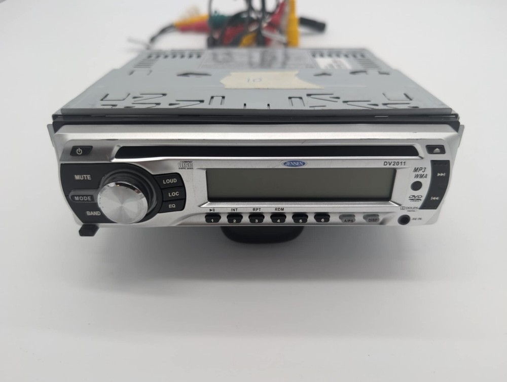Jensen DV2011 Single DIN receivere with DVD player