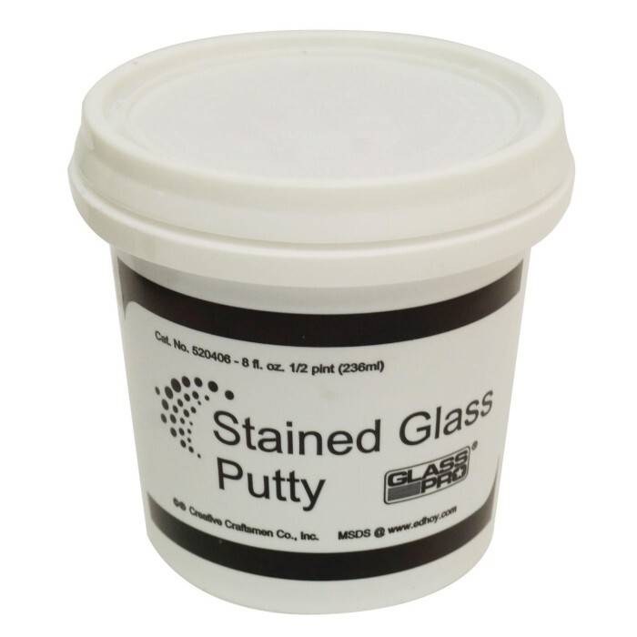 Glass Pro Black Putty/Cement 1/2 Pint