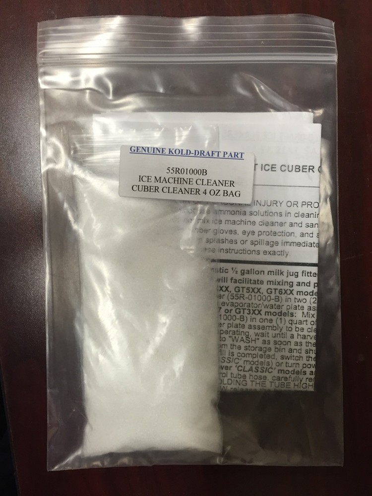 KOLD-DRAFT ICE MACHINE CLEANER (4 oz.) 55R01000B