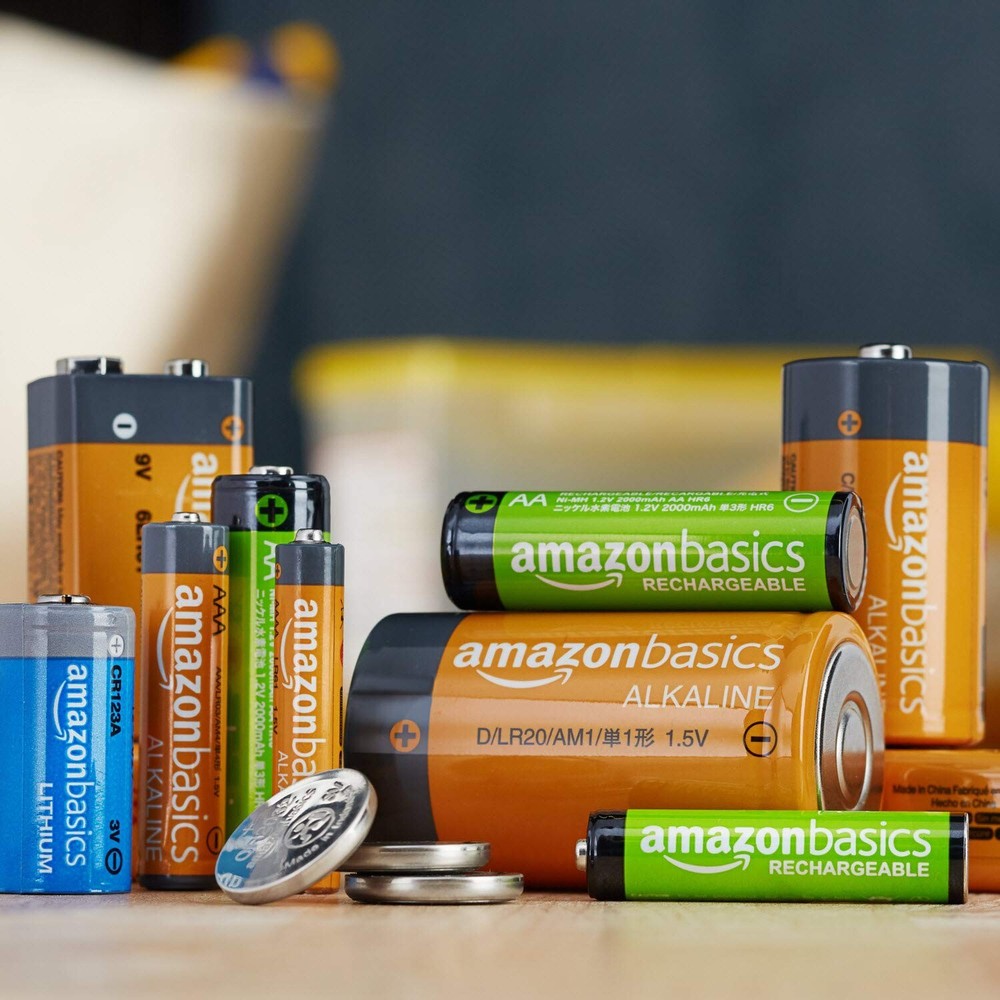 Amazon Basics 100-Pack AA Alkaline High-Performance Batteries, 1.5 Volt, 10-Y...